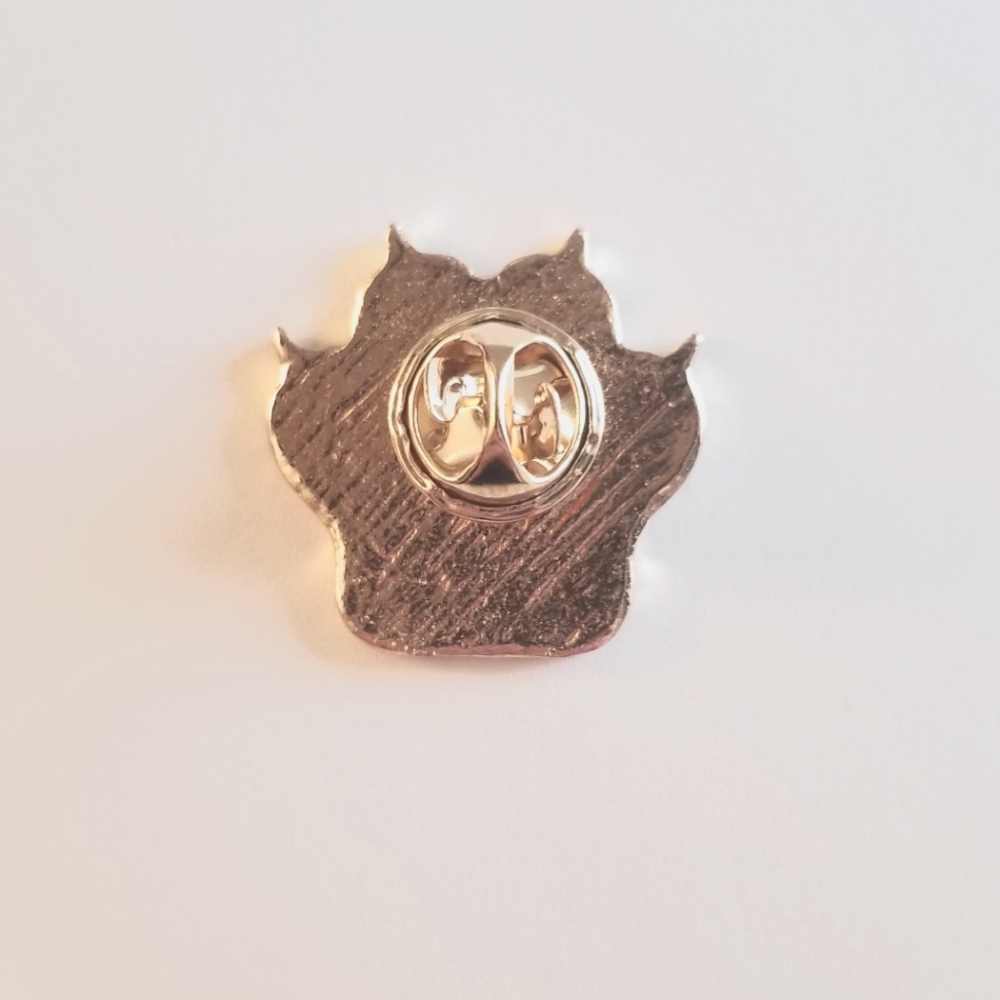 Paw Print Enamel Pin - Picture 2 of 4